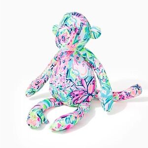 NWT Lilly Pulitzer Favorite Things JOHNNY B MONKEY Plush Stuffed Animal